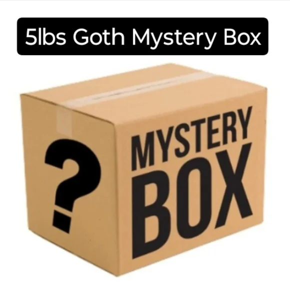 5lbs Gothic Goth Alt Grunge Punk Clothing Mystery Box - Picture 1 of 6